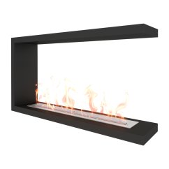 Биокамин торцевой SteelHeat Leader 900