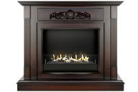 Биокамин в портале Firezo Madrid Махагон коричневый антик, стандарт